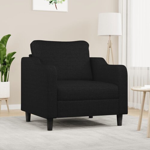 vidaXL Fotelja crna 60 cm Tkanina Cijene