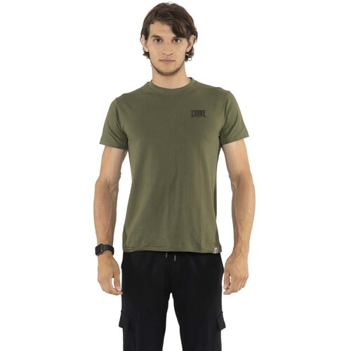Leone 1947 Majice s kratkimi rokavi Man T-Shirt Short Sleeves Small Logo Zelena Cene