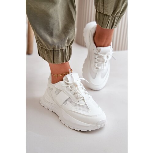 Kesi Women&amp;#039;s platform sneakers white Nevelaine Slike