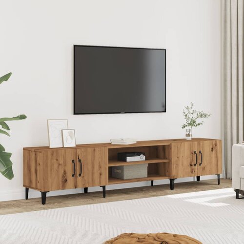 VidaXL TV omarica artisian hrast 180x31,5x40 cm inženirski les Slike