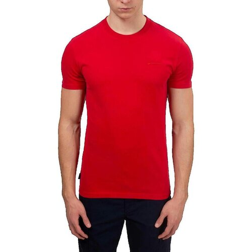 Superdry Majice s kratkimi rokavi T-shirt Essential ajusté à col ras-du-cou Rožnata Cene