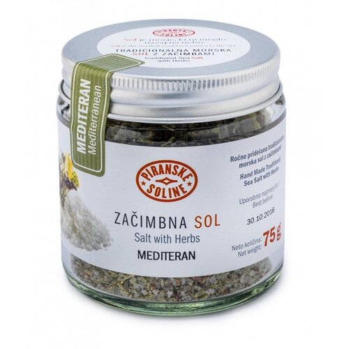 SOLINE Pridelava soli d.o.o. začimbna sol mediteran 75g Slike