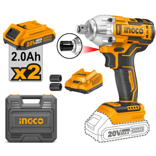 Ingco CIWLI2038 Aku udarni odvijač, 20V, 1/2&amp;quot; Slike