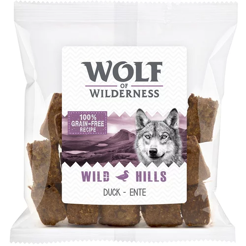 Wolf of Wilderness Varčno pakiranje Snack - Wild Bites 3 x 180 g - Miks: piščanec, raca, jagnjetina