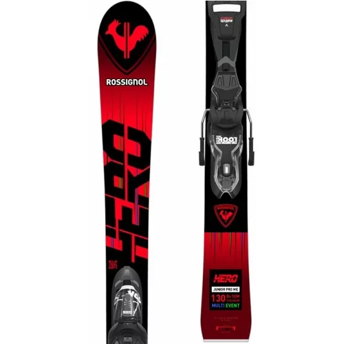 Rossignol HERO JUNIOR XPRESS + JR EXPRESS 7 GW Dječje skije za spust, crvena, veličina