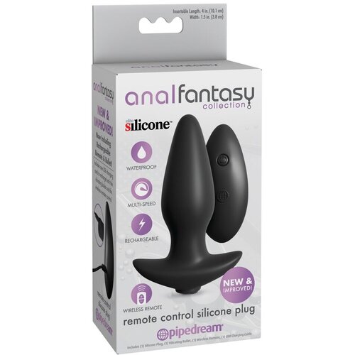 Pipedream Anal Fantasy Vibrirajuci anal plag sa daljinskim upravljačem Crni Cene