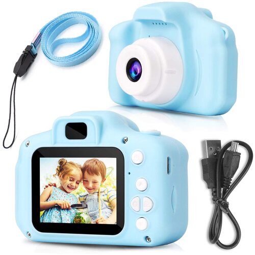  Dječji digitalni fotoaparat LCD SD 450mAh USB plavi Cijene