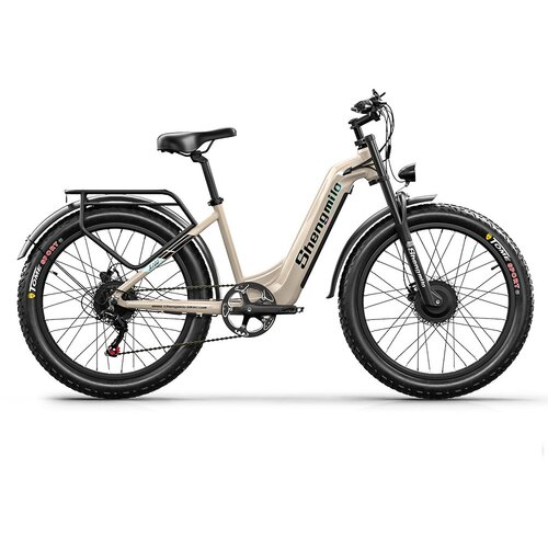 Shengmilo S700 2000W dvojni motor z mehkim repom, električno gorsko kolo, 26-palčna terenska pnevmatika za odrasle, električno gorsko kolo z baterijo, (21968690) Cene