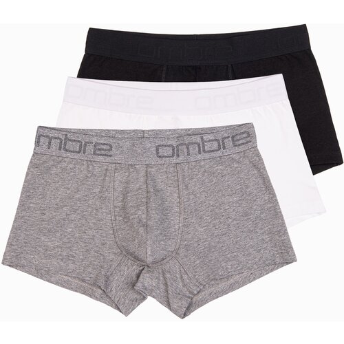 Ombre Men's cotton boxer shorts with logo - 3-pack mix Cijene