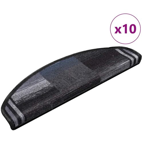  Otirači za stepenice samoljepljivi 10 kom 65x21x4 cm crno-sivi Cijene