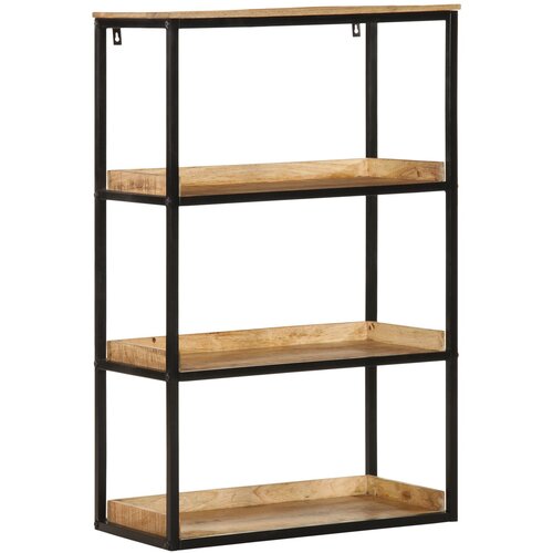 VidaXL Knjižna polica 70x35x110 cm Trdni les grobega mangovega lesa Slike
