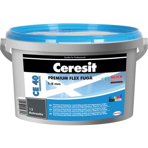 Ceresit Fugirna masa CE 40 (vodoodbojna fugirna masa, antracit, 2 kg) Slike