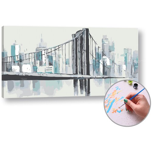  Slikanje brojevima MOST KROZ RIJEKU - mala težina | low difficulty Cijene