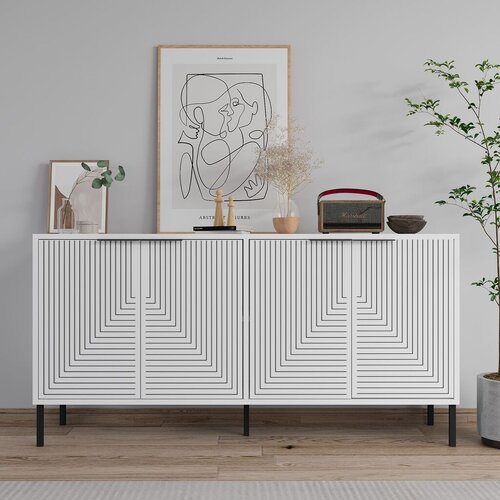 Hanah home konzolni sto Lurea, 150x75x36 cm, Beli Slike