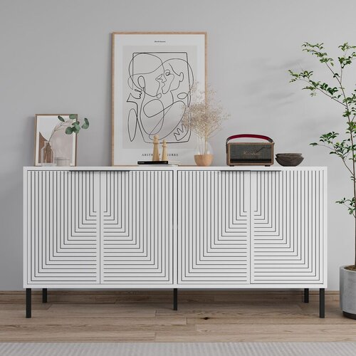 Hanah home Konzolni stolić Lurea, 150x75x36 cm, Bijela Cene