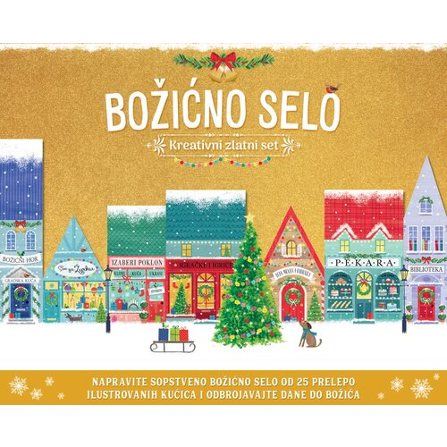  Božićno selo – kreativni zlatni set Cene