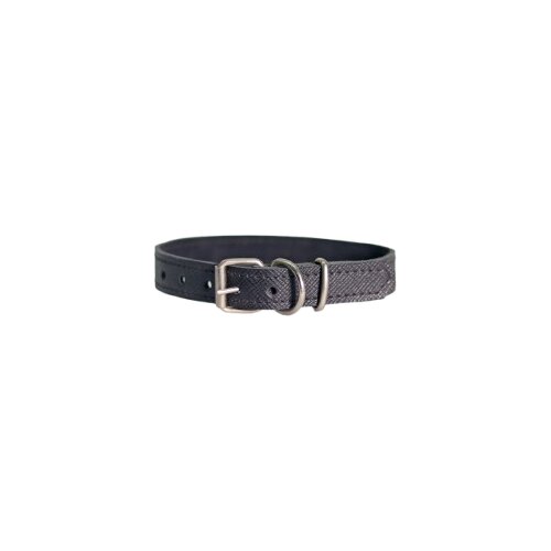 Alexa Leather Ogrlica za pse Classic, 20mm, Crna Slike