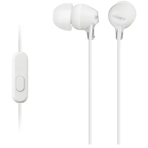Sony MDREX15APW.CE7 headset za pametne telefone Android/iPhone, bijel