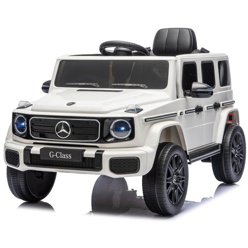 Mercedes G 4x4 24V 2580 Battery-Operated Vehicle White Slike