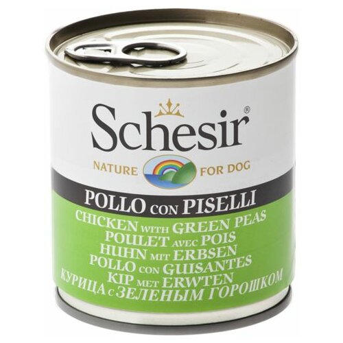 Schesir dog hrana za pse u konzervi piletina i grašak 285gr Cene