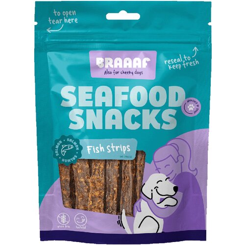  Braaaf Fish Strips 70 g - Losos Cijene