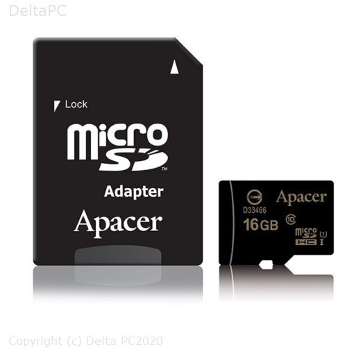 Apacer microSDHC 16GB AP16GMCSH10U Slike