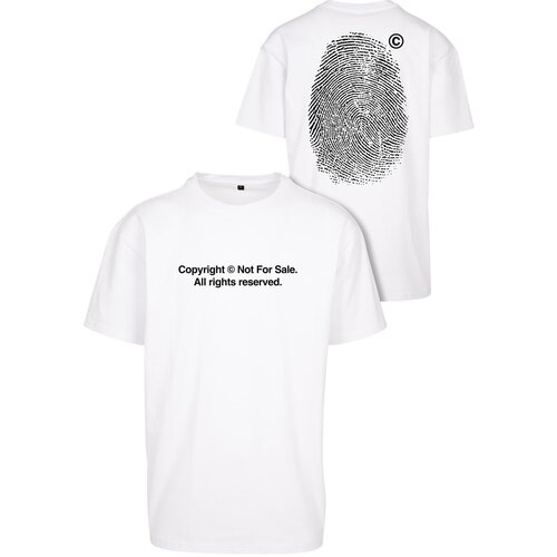 MT Upscale Fingerprint Oversize Tee white Slike