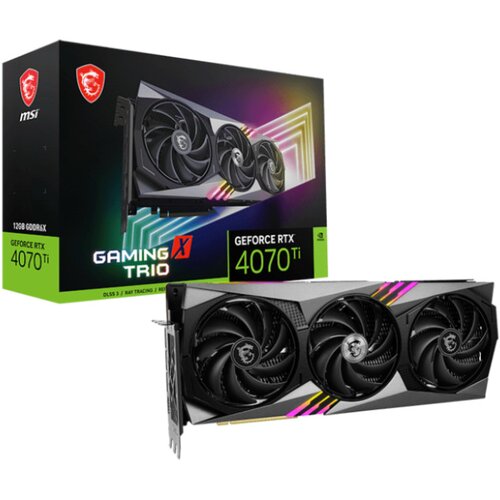 MSI Obnovljeno - kot novo - nVidia RTX4070Ti 12GB GDDR6X 192bit Gaming X TRIO 1xHDMI 3xDisplayPort (RTX 4070 TI GAMING X TRIO 12G), (5000002008) Cene