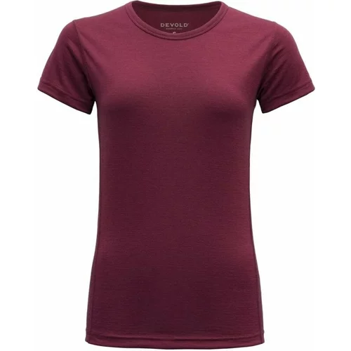 Devold Breeze Merino 150 T-Shirt Woman Beetroot M Majica na otvorenom