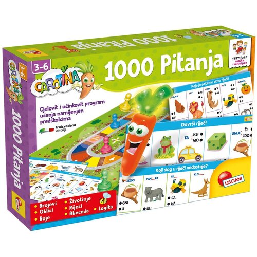 Lisciani Carotina 1000 pitanja i odgovora Slike