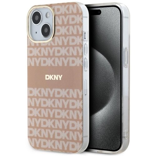 Dkny IML MONO & STRIPE OVITEK ZA MAGSAFE ZA IPHONE 15 PLUS 14 PLUS ROZA, (21899214) Cene