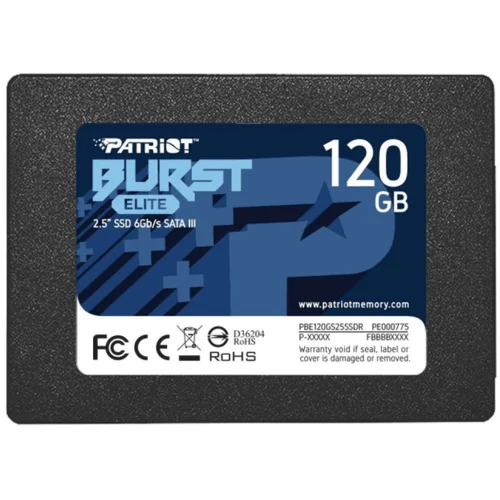 Patriot SSD 120GB 2.5”;SATA3, Burst