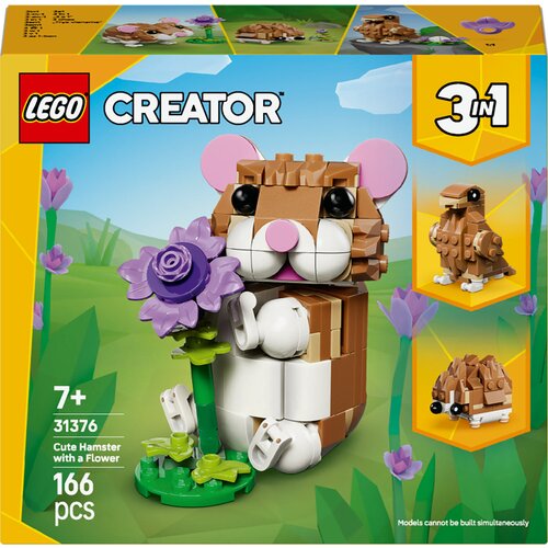 Lego Creator 3in1 - Slatki hrčak s cvijetom (31376) Slike