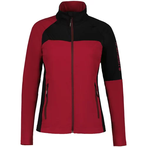 Icepeak Športna jakna 'Dunbar' temno rdeča / črna