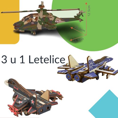 CarolijaShop 3 u 1 slagalice letelice Cene