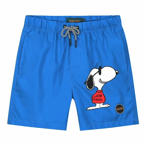 Shiwi Kupaće hlače 'Snoopy Grin Grin Joe' nebesko plava / zlatno žuta / crvena / crna / bijela