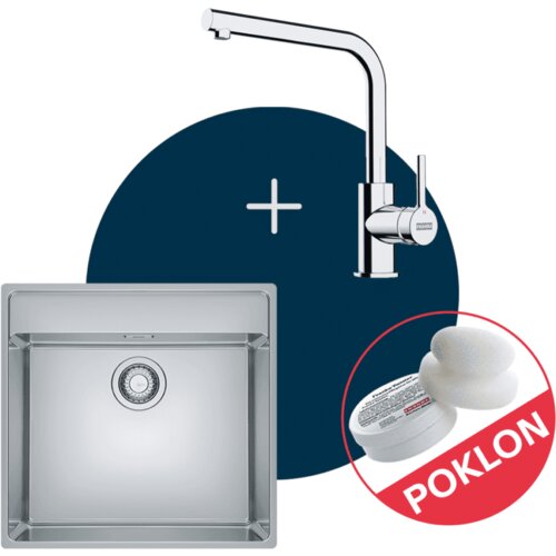 Franke set sudoper MRX 210-50 TL + slavina Lina L + poklon pasta Cijene