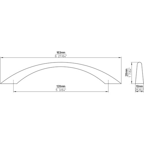 SIRO Pohi&scaron;tveni ročaj (Do x &Scaron; x V: 161 x 28 x 11 mm, Drugo, Aluminij) Cene
