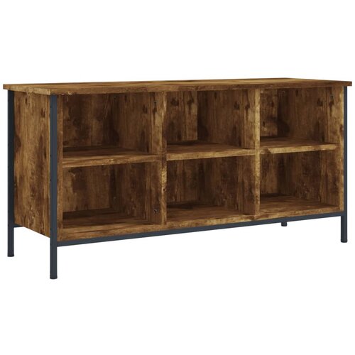 Maison Chic Omarica za obutev - Kopa za čevlje dimljeni hrast 100x35x50 cm inženirski les, (21777386) Slike