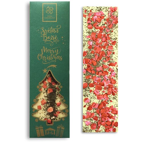 Vrsna Chocolates Čokolada s jagodom i mentom, 100g Slike