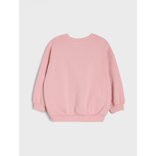 Sinsay Crewneck majica s printom mačke od terry tkanine Slike