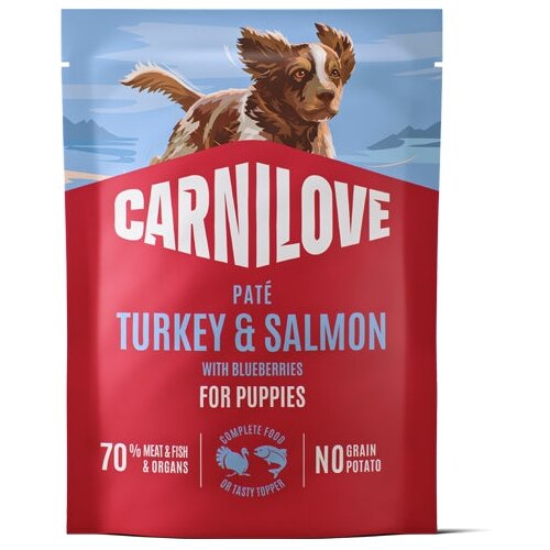 Carnilove Dog Puppy vrečka, pate - puran in losos - 300 g 300 g Cene