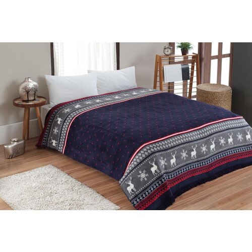 Aberto Design ćebe Carmelo, 200x220cm, Crveno-teget Slike