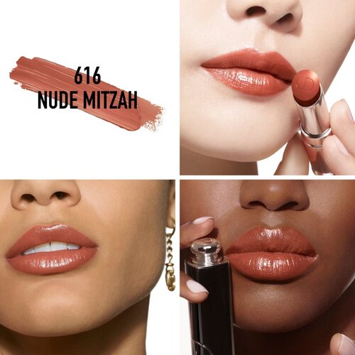 Dior Addict sjajilo za usne punjiva nijansa 616 Nude Mitzah 3,2 g Slike