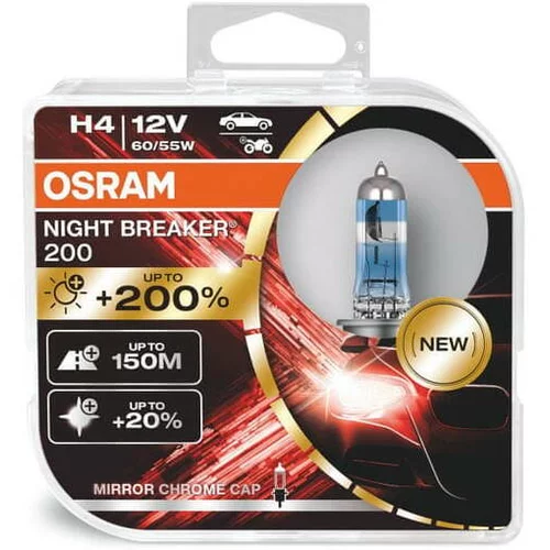 Osram žarnica 64193NB200-HCB DUO-Pack 12V 60/55W H4 P43t Nig