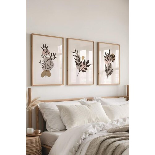 WALLXPERT &Ccedil;-300682 - 3040 set dekorativnih slika u vi&scaron;e boja (3 komada) Cene