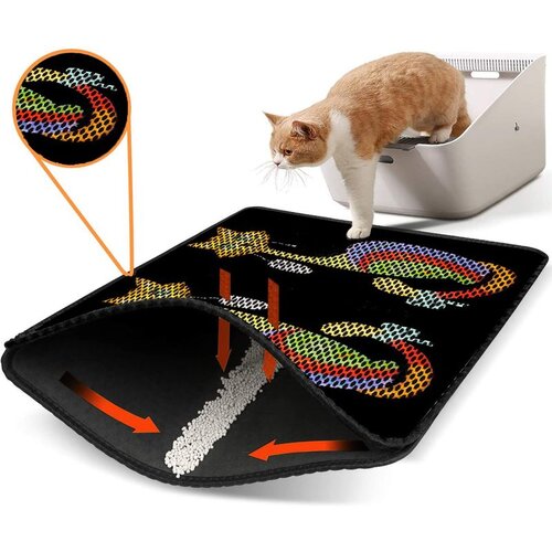 WALLXPERT Nrszn0128 multicolor cat litter mat Cene