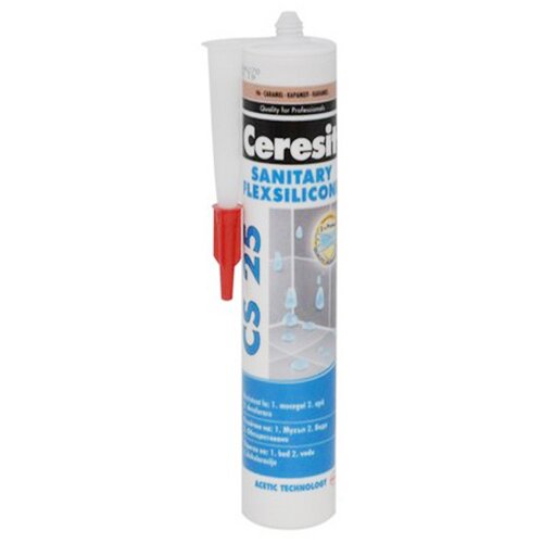 Ceresit Sanitarni silikon CS25 280 ml Slike