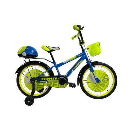  dečija bicikla 20" fitness plavo-zelena sa pomoćnim točkovima (SM-20103) Cene