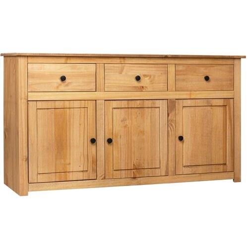 VidaXL komoda 135x40x80 cm trdna borovina Panama Range Slike